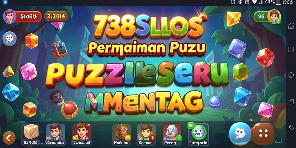 Tampilan gameplay 738SLOTS dengan teka-teki yang menantang.