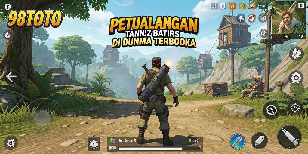 Screenshot dari gameplay Open World yang menampilkan eksplorasi luas di 98TOTO.