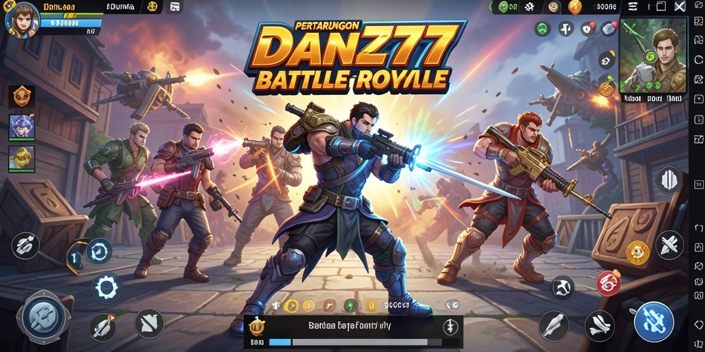 Screenshot gameplay pertarungan seru di DAN777.