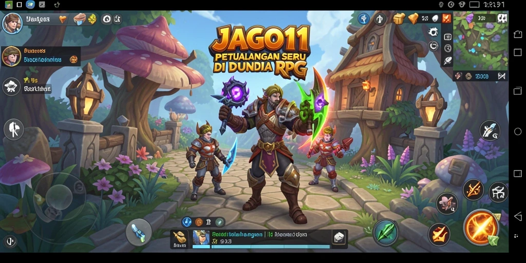 Tangkapan layar menampilkan gameplay mendalam dan karakter RPG yang memikat.