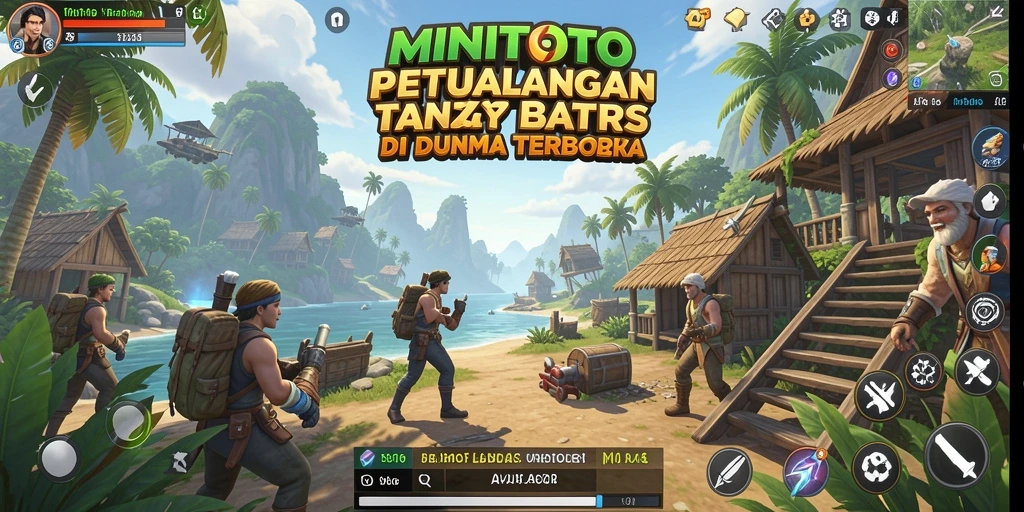 Tampilan gameplay menarik dari MINITOTO dalam dunia terbuka.