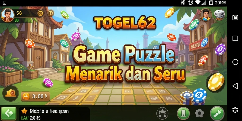 Tampilan gameplay TOGEL62 yang menantang dan seru.