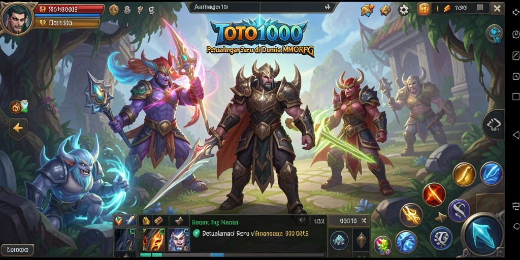 Gameplay seru di dunia petualangan MMORPG TOTO1000.