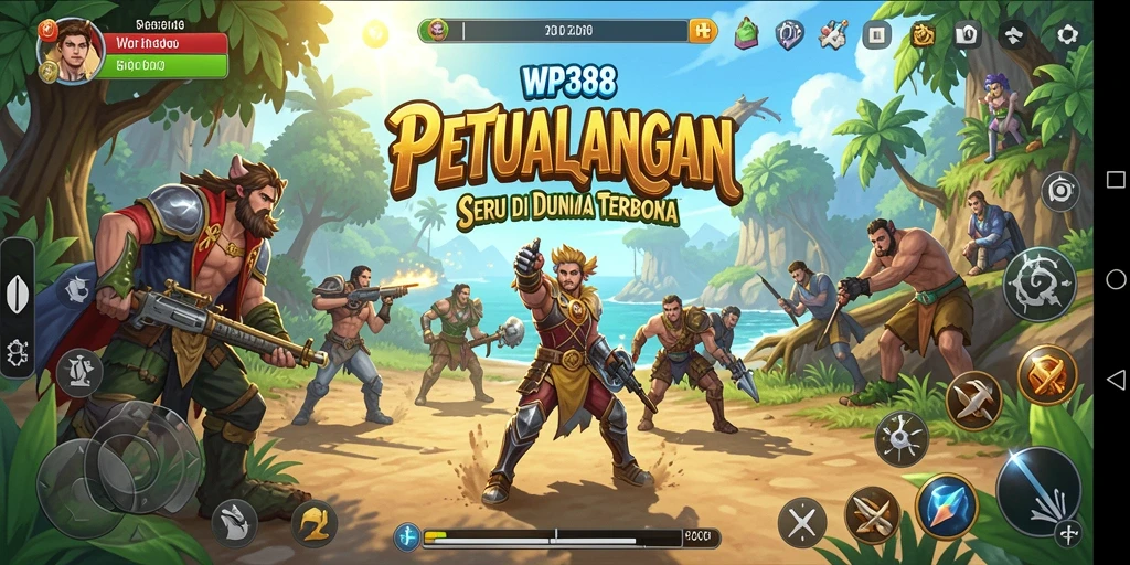 Tampilan gameplay yang mendalam di dunia terbuka WP888.