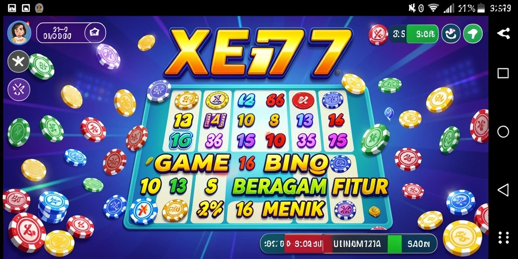 Tampilan gameplay Bingo yang menegangkan dan seru.